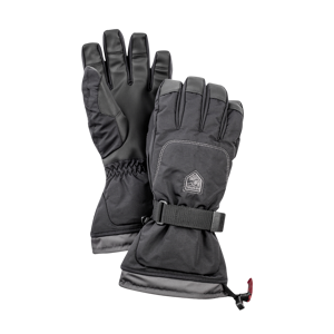 Hestra Handsker  Gauntlet SR. Finger, Sort