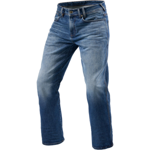 REV'IT! MC-Jeans  Philly 3 LF, Medium Blå Vasket