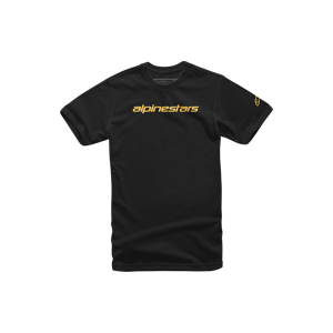 Alpinestars T-Shirt  Linear Wordmark, Sort/Fersken