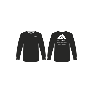 JETHWEAR Trøje  Black Mountain Crew, Sort