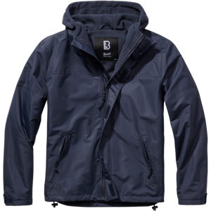 Brandit Jakke  Windbreaker Frontzip, Marineblå