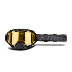 KLIM Snescooterbriller  Viper, Raid Sort/Gul Tint