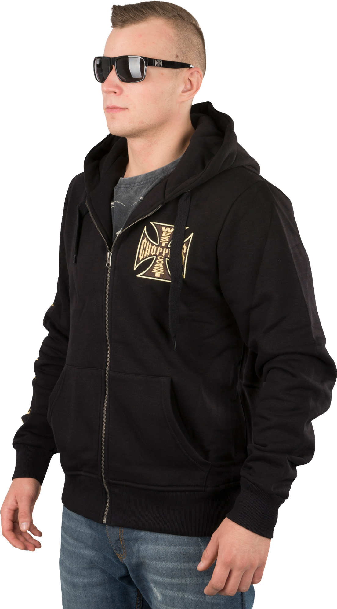 West Coast Choppers Hættetrøje West Coast Choppers Lock Up Zip, Sort West Coast Choppers Hættetrøje West Coast Choppers Lock Up Zip, Sort