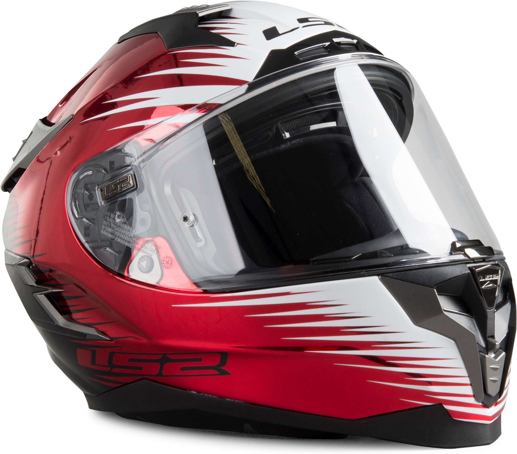 LS2 Hjelm LS2 FF327 Challenger Magic, Kirsebær/Sort LS2 Hjelm LS2 FF327 Challenger Magic, Kirsebær/Sort