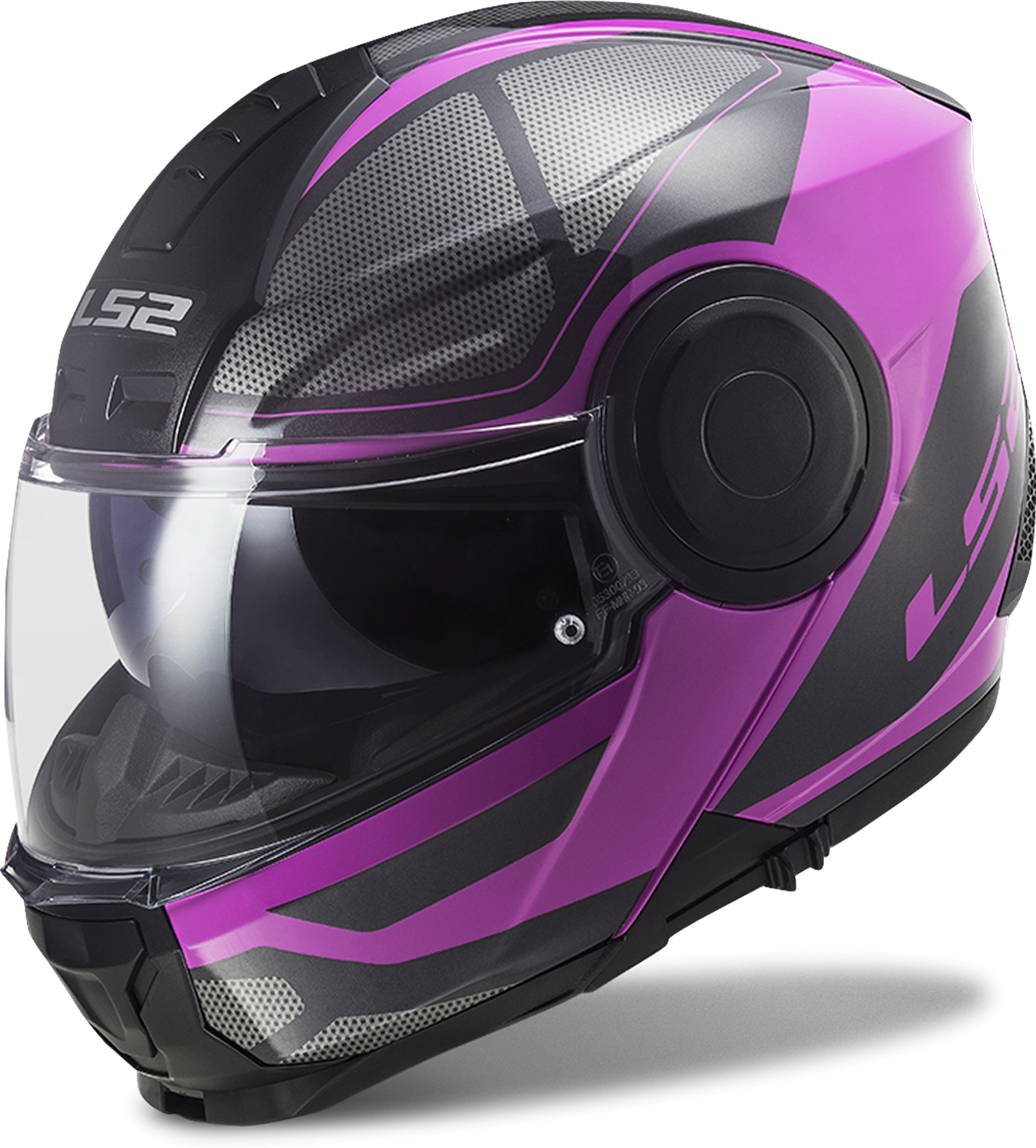LS2 Flip-Up Hjelm LS2 FF902 Scope, Sort/Pink LS2 Flip-Up Hjelm LS2 FF902 Scope, Sort/Pink
