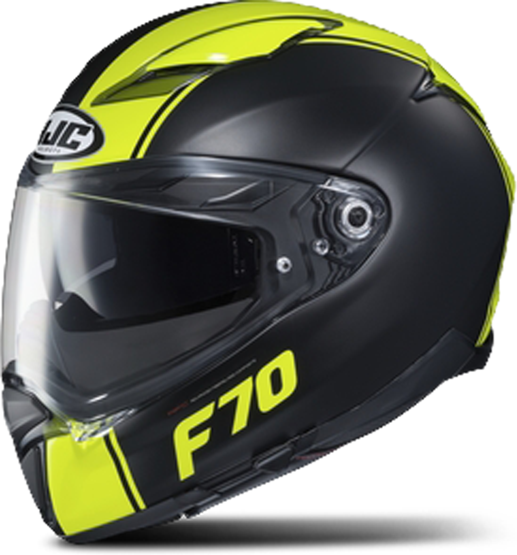 HJC Integralhjelm HJC F70 Mago MC4HSF, Gul HJC Integralhjelm HJC F70 Mago MC4HSF, Gul