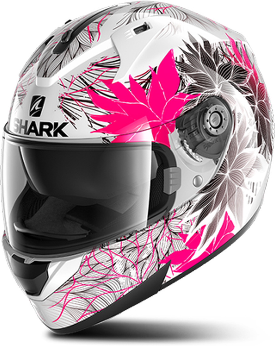 Shark Integralhjelm Shark Ridill 1.2 Nelum, Hvid/Sort/Violet Shark Integralhjelm Shark Ridill 1.2 Nelum, Hvid/Sort/Violet