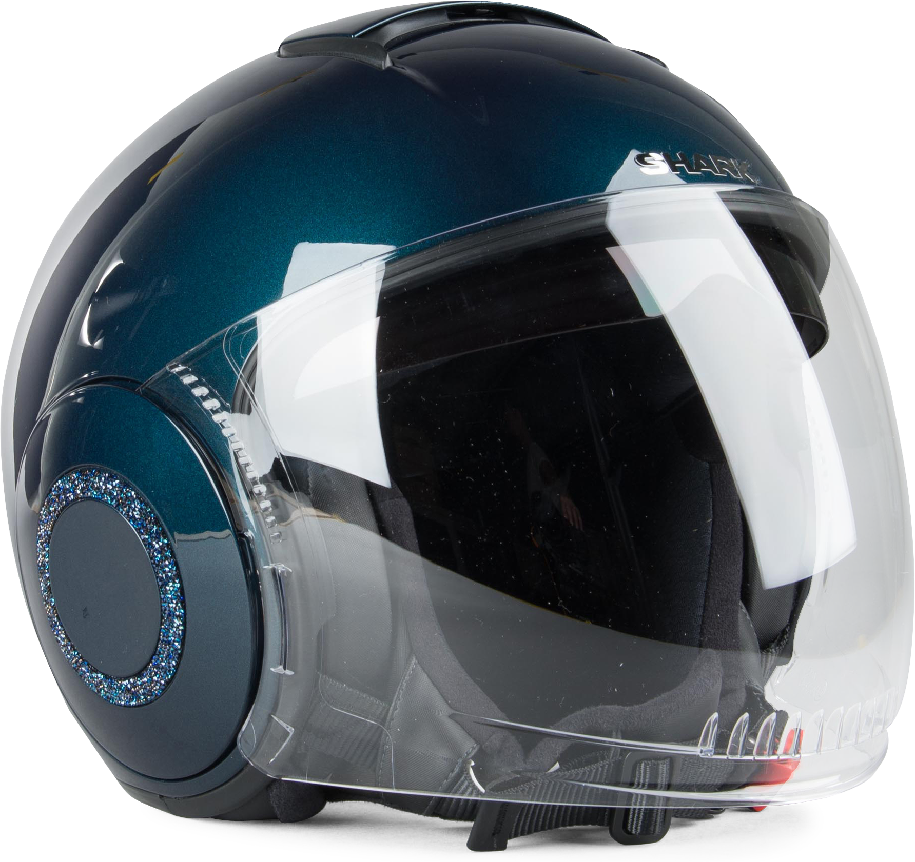 Shark Pilothjelm Shark Nano Crystal, Metal Blå Shark Pilothjelm Shark Nano Crystal, Metal Blå