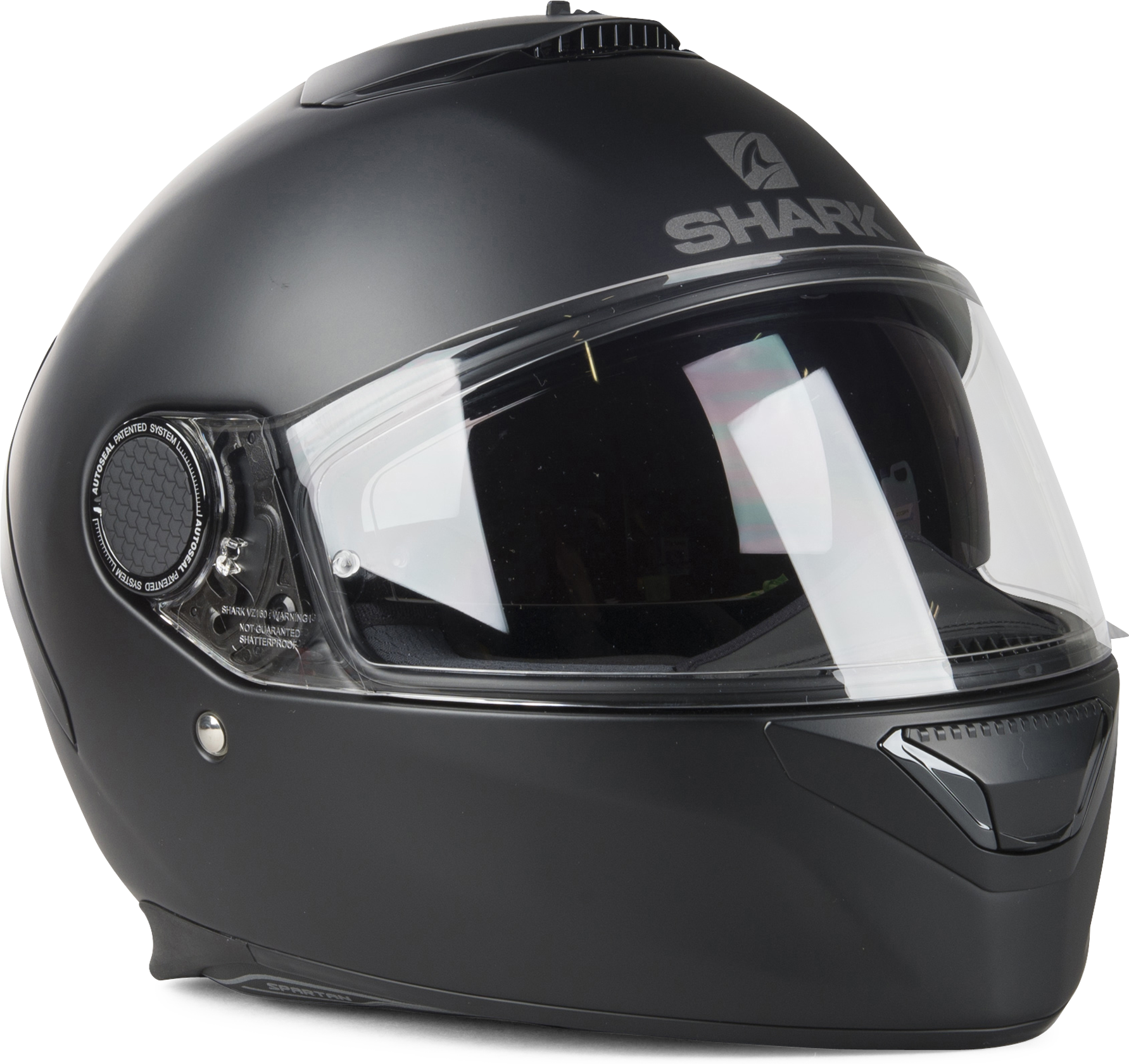 Shark Integralhjelm Shark Spartan 1.2 Blank, Matsort Shark Integralhjelm Shark Spartan 1.2 Blank, Matsort