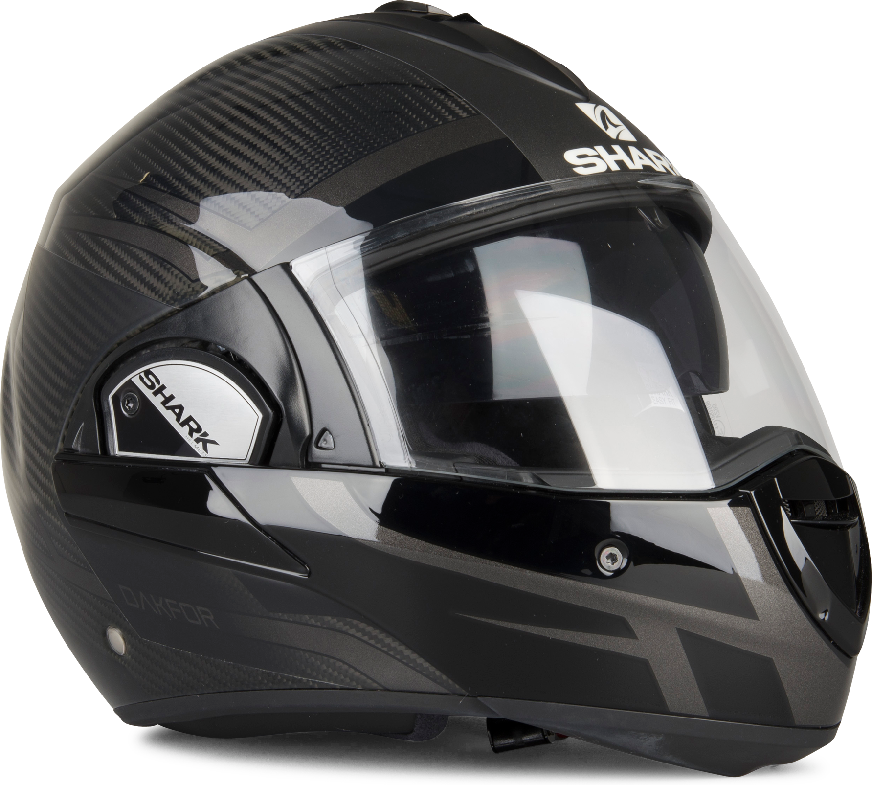 Shark Hjelm Shark Evoline Pro Carbon, Sort Sort Shark Hjelm Shark Evoline Pro Carbon, Sort Sort