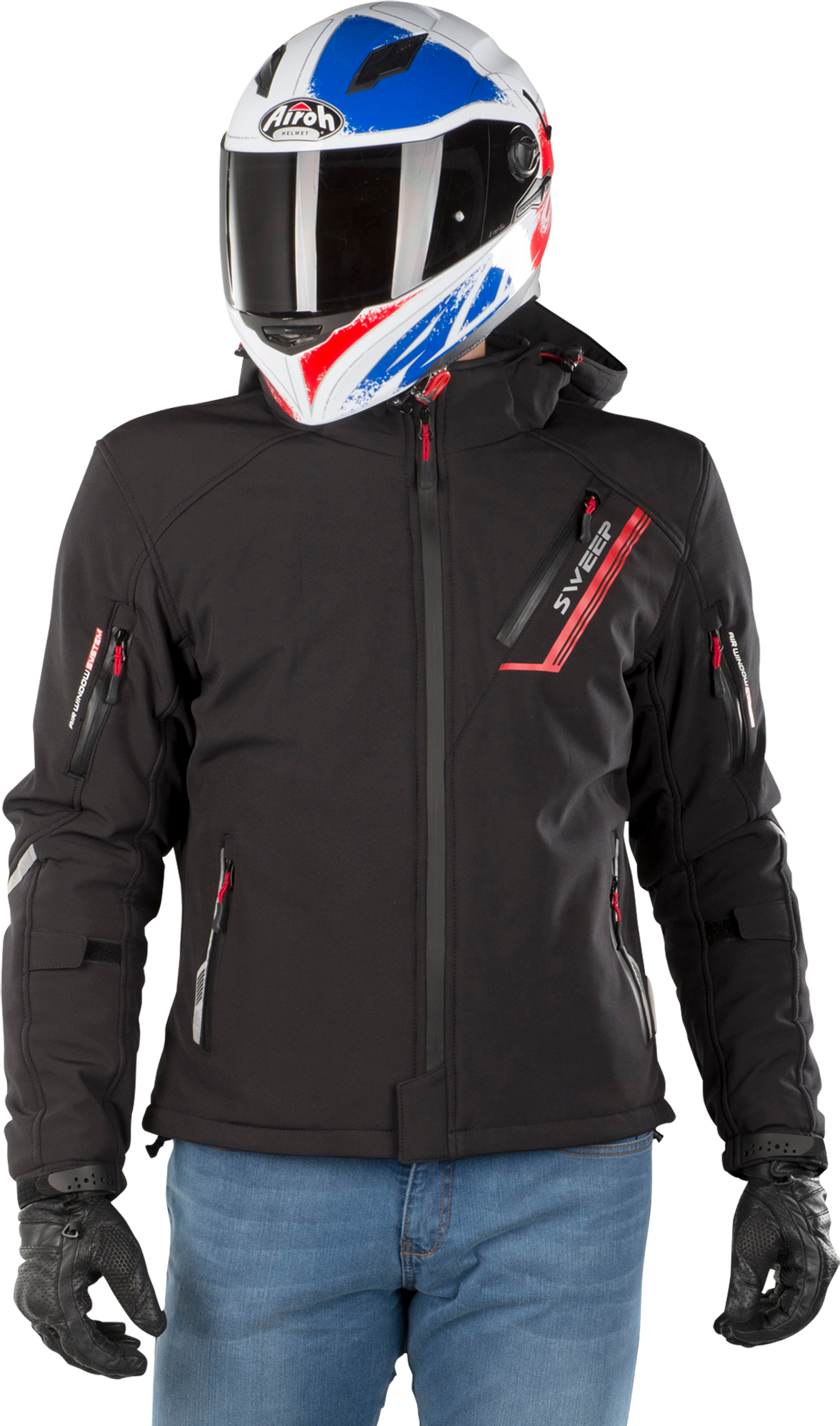 Sweep Jakke Sweep GPX Vandtæt, Lysegrå/Orange Sweep Jakke Sweep GPX Vandtæt, Lysegrå/Orange