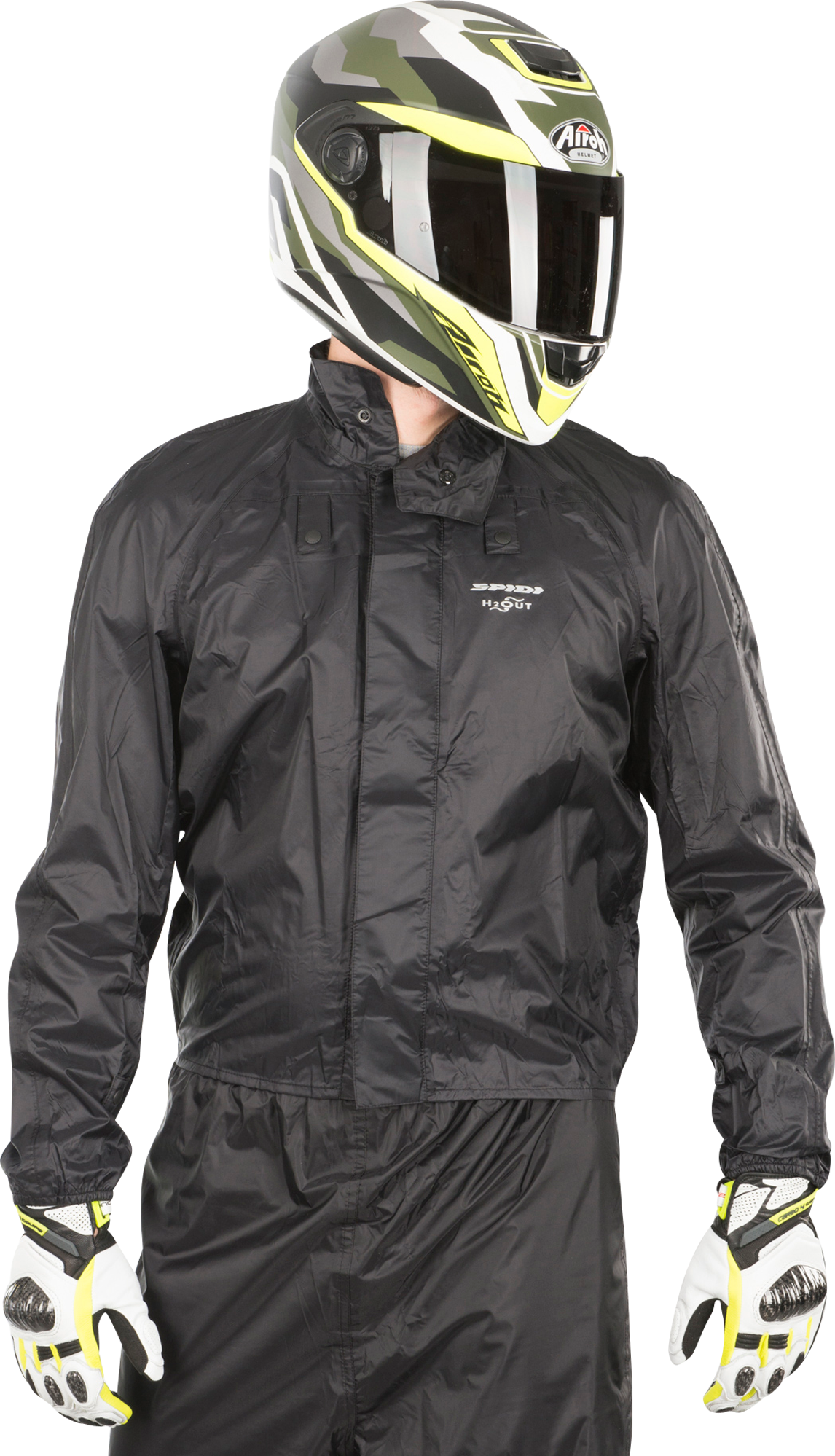 Spidi Regnjakke Spidi Rain Chest Man, Sort Spidi Regnjakke Spidi Rain Chest Man, Sort