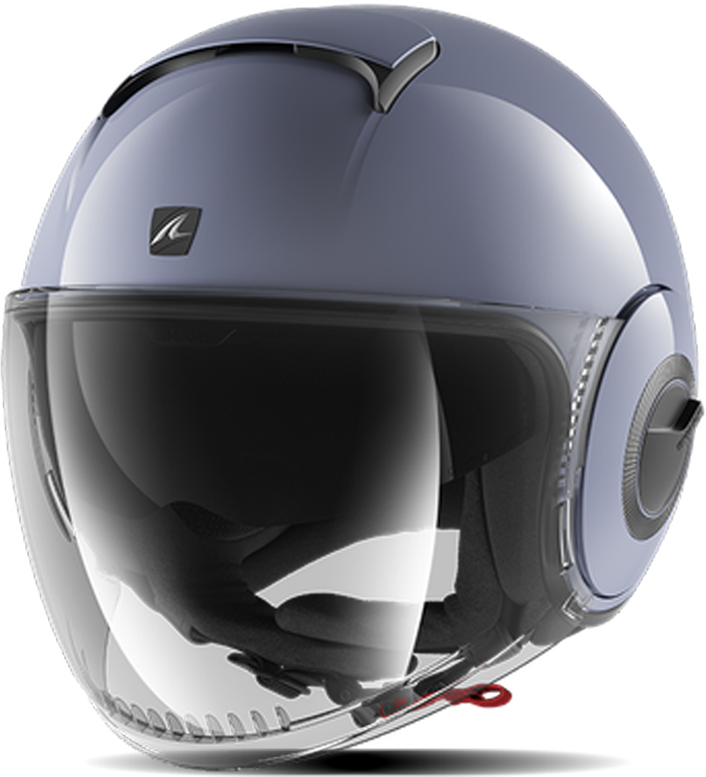 Shark Pilothjelm Shark Nano Blank, Grå Shark Pilothjelm Shark Nano Blank, Grå