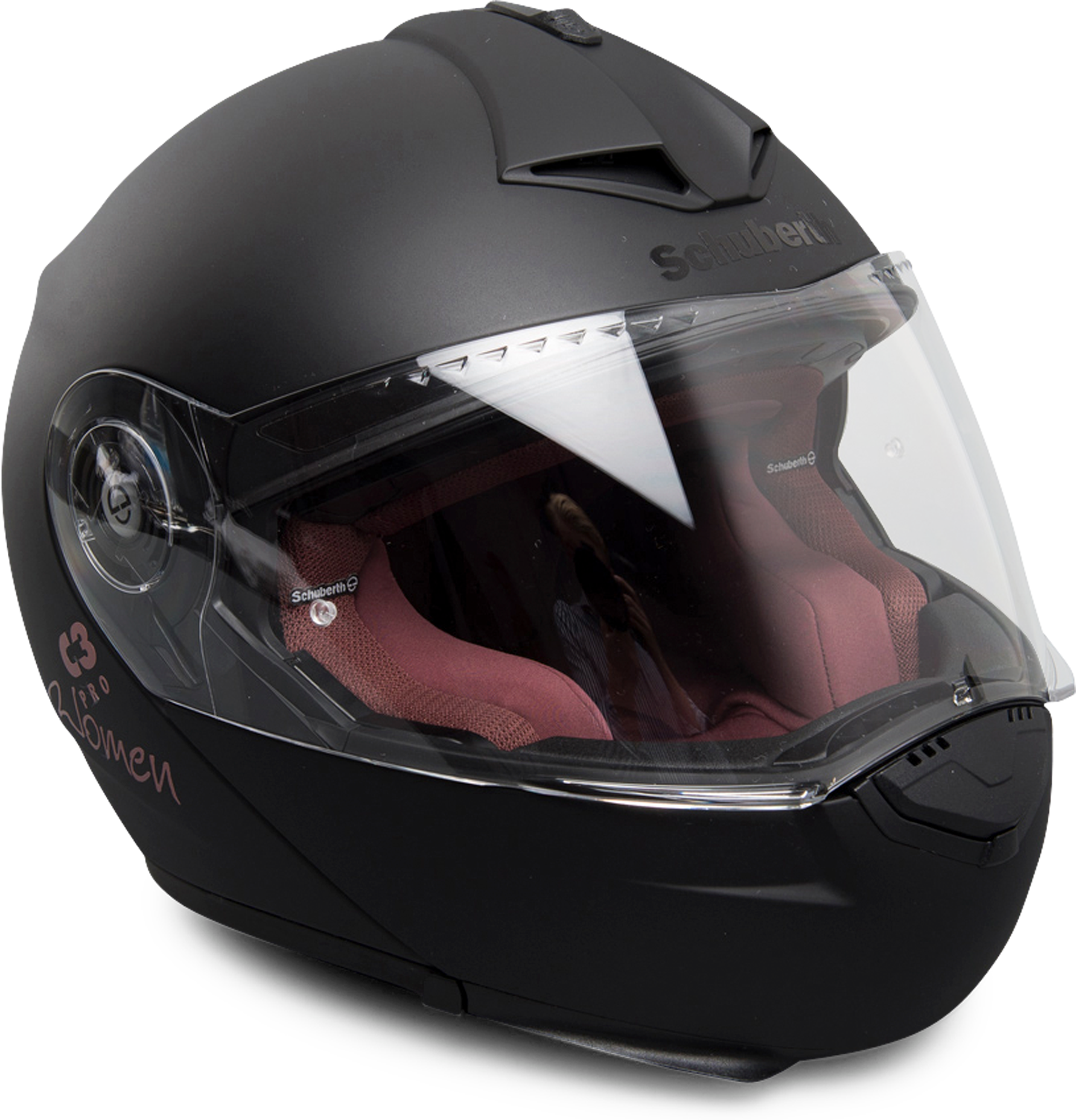 Schuberth Flip-Up Hjelm Schuberth C3 PRO Women, Matsort Matsort Schuberth Flip-Up Hjelm Schuberth C3 PRO Women, Matsort Matsort