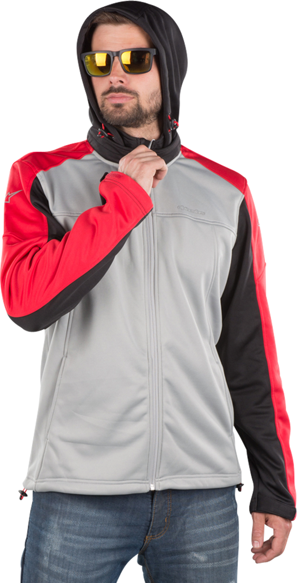 Alpinestars Jakke Alpinestars Stratified, Sølv/Mørkegrå Alpinestars Jakke Alpinestars Stratified, Sølv/Mørkegrå