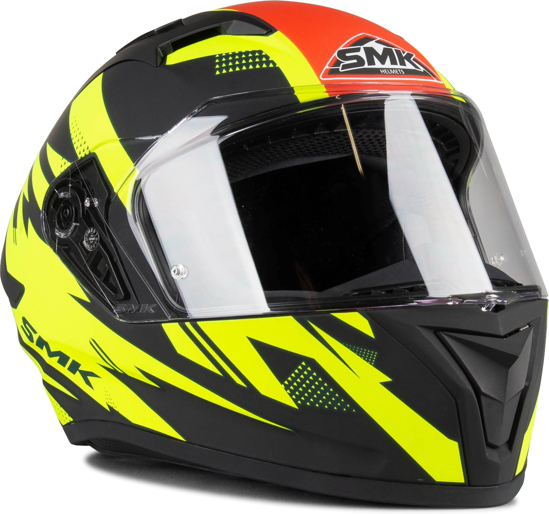 SMK Integralhjelm SMK Stellar Trek, Gul SMK Integralhjelm SMK Stellar Trek, Gul