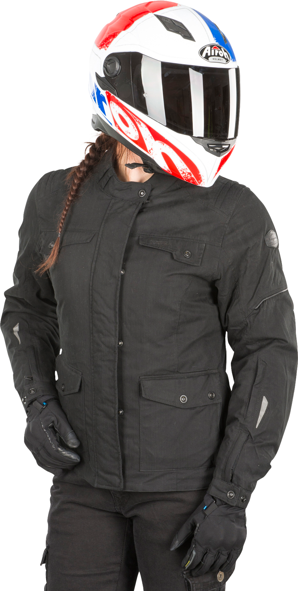 Furygan MC-Jakke Furygan Zeno Lady, Sort Sort Furygan MC-Jakke Furygan Zeno Lady, Sort Sort