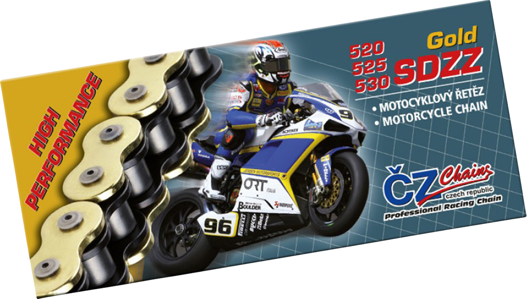 CZ Kæde CZ SDZZ 520 X-Ring CZ Kæde CZ SDZZ 520 X-Ring