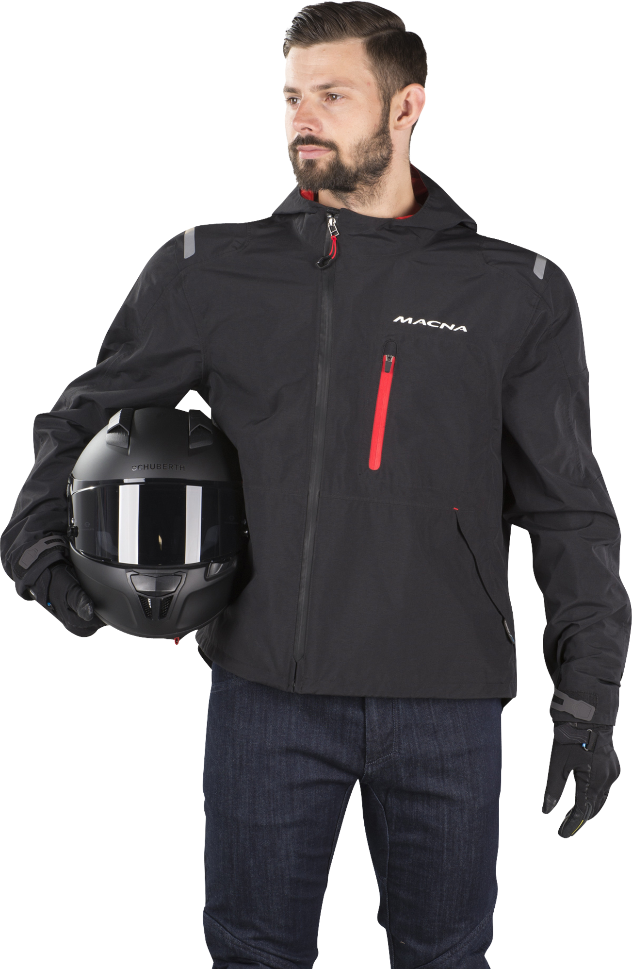 Macna Regnhoodie Macna Refuge Sort Macna Regnhoodie Macna Refuge Sort