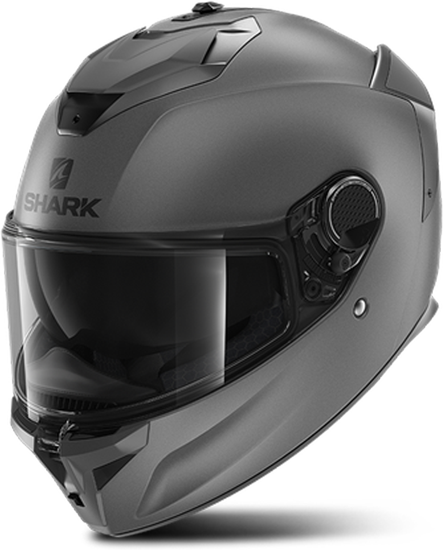 Shark Integralhjelm Shark Spartan GT Blank Mat, Antracit Shark Integralhjelm Shark Spartan GT Blank Mat, Antracit