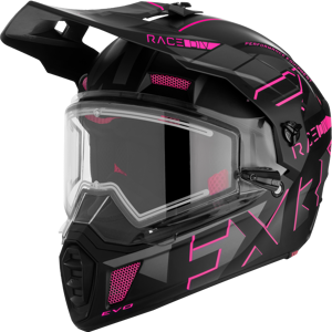 FXR Crosshjelm  Clutch X Evo E Shield, Electric Pink