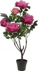 Europalms Peonies, rose, artificial plant, 90cm TILBUD NU