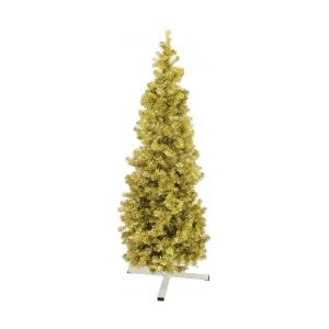 Europalms Fir tree FUTURA, gold metallic, 180cm europalmer metallisk guld træ