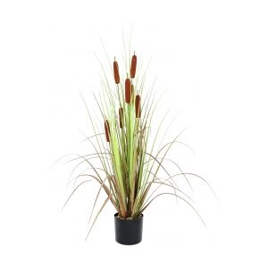 Europalms Bulrush, artificial plant, 120cm TILBUD NU flodrør flod rør