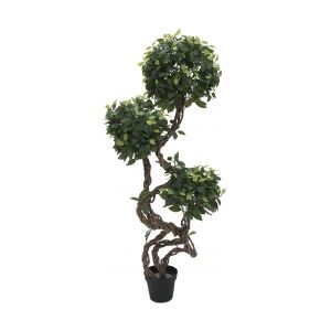 Europalms Ficus spiral trunk, artificial plant, 160cm spiralformet spiralstamme