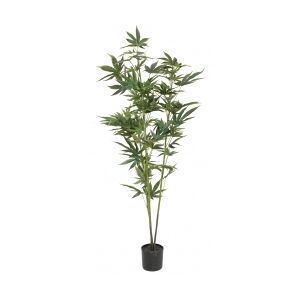 Europalms Cannabis-plant,textile, 120cm TILBUD NU