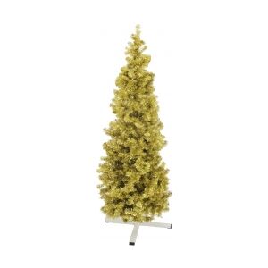 Europalms Fir tree FUTURA, gold metallic, 180cm europalmer metallisk guld træ