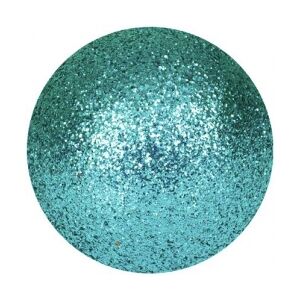 Europalms Deco Ball 3,5cm, turquoise, glitter 48x TILBUD NU turkis bold