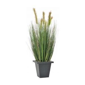 Europalms Moor-grass in pot, artificial, 60cm TILBUD NU morgræs gryde hede græs