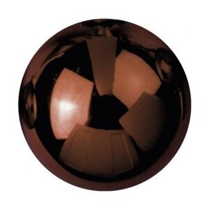 Europalms Deco Ball 3,5cm, brown, shiny 48x TILBUD NU skinnende brun bold