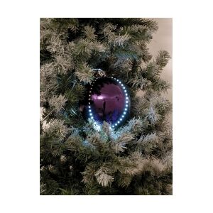 Europalms LED Snowball 8cm, purple 5x TILBUD NU lilla