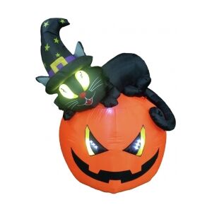 Europalms Inflatable Figure Witch pumpkin, 150cm oppustelige oppustelig græskar