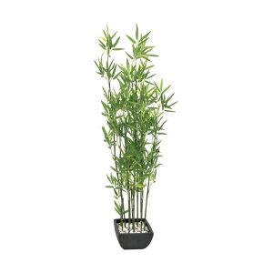 Europalms Bamboo in bowl, artificial, 120cm TILBUD NU