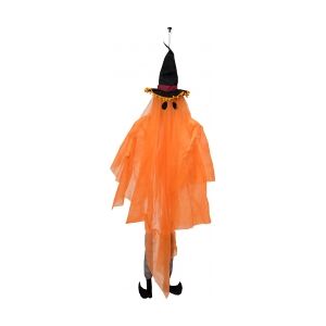 Europalms Halloween Figure Ghost with Witch Hat, 150cm TILBUD NU