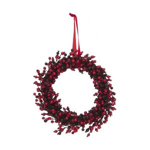 Europalms Berry wreath mixed 46cm TILBUD NU blandet krans bær