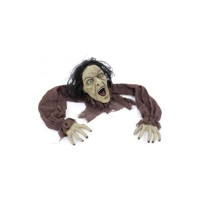 Halloween Dekoration, Krablende Zombie, 140cm TILBUD gennemgang europalmer figur Halloween Dekoration, Krablende Zombie, 140cm TILBUD gennemgang europalmer figur