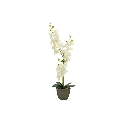 Europalms Orchid, artificial plant, cream, 80cm TILBUD NU Europalms Orchid, artificial plant, cream, 80cm TILBUD NU