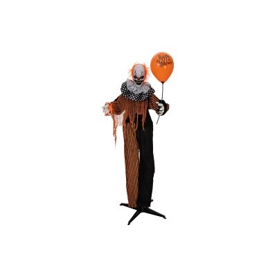 Halloween Dekoration, Animeret Figur Med Lys- og Lydeffekter, Uhyggelig Orange K Halloween Dekoration, Animeret Figur Med Lys- og Lydeffekter, Uhyggelig Orange K