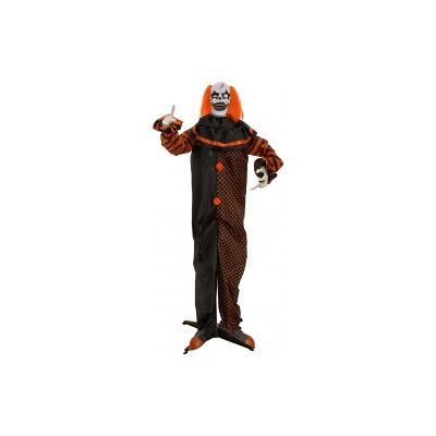 Halloween Dekoration, Animeret Figur Med Lys- og Lydeffekter, Pop-up klovn, 180c Halloween Dekoration, Animeret Figur Med Lys- og Lydeffekter, Pop-up klovn, 180c