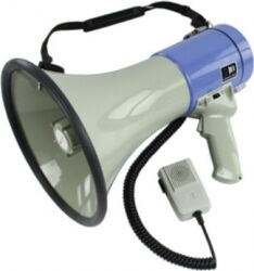 Megafon Prof. 25W m. håndmikrofon TILBUD NU Megafon Prof. 25W m. håndmikrofon TILBUD NU