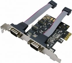 Velleman LogiLink - PCI-express kort, 2 x seriel port, RS232 TILBUD NU udtrykke havn