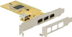 PCI-express kort 4 x FireWire 400 (3 ekstern, 1 intern) TILBUD NU