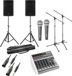 Power Dynamics PD412A - inkl. mixer & mikrofoner TILBUD NU Power Dynamics PD412A - inkl. mixer & mikrofoner TILBUD NU