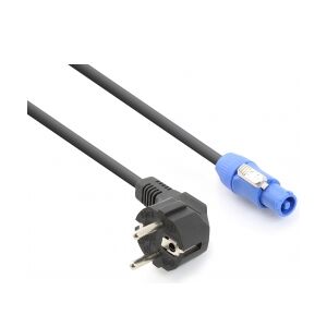 CX12-3 Powercon - Schuko kabel 3,0m TILBUD NU