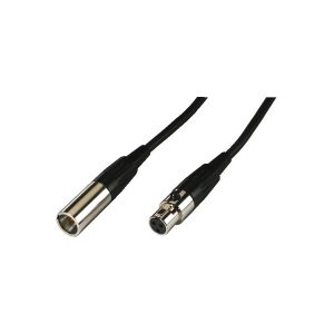 MONACOR Mini XLR-kabel 5m MCM-500/SW TILBUD NU