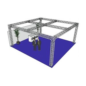 Alutruss Truss set QUADLOCK 6082 square 7.71x7.71x3.5m (WxDxH) TILBUD NU